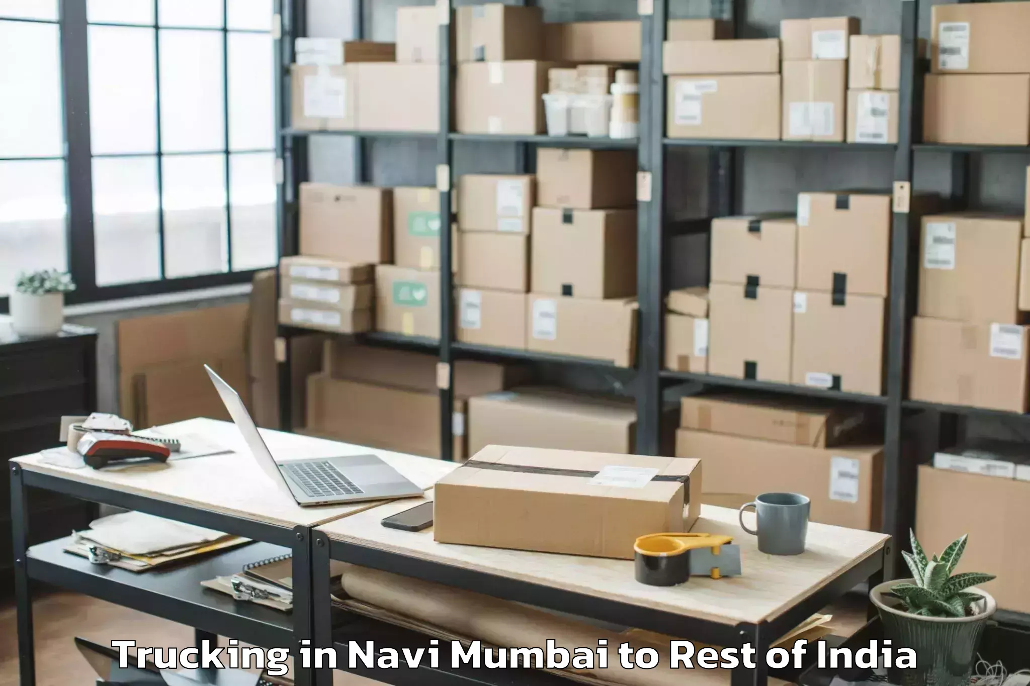 Professional Navi Mumbai to Shergaon Trucking